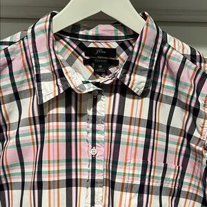 J. Crew Women’s Plaid Button Down Shirt